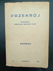 Przekrój Miesięcznik poświęcony sprawy Polski September 1938