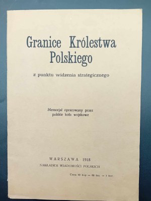 Les frontières du Royaume de Pologne d'un point de vue stratégique