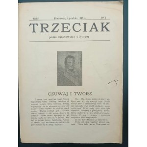 Trzeciakov skautský časopis 3 tímy Rok 1918