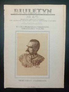 Bollettino n. 4/5 In onore del primo maresciallo della rinata Polonia Il Solenizant di oggi