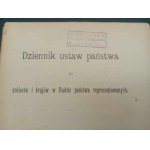Sborník zákonů království a zemí zastoupených ve Státní radě Rok 1890, 1895, 1909