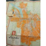 Plan de la capitale Varsovie 1950 Varsaviana