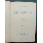Henryk Sienkiewicz Rodzina Połanieckich Powieść Tom I-III Rok 1895 1. vydání