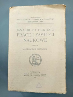 Opere e meriti scientifici di Aleksander Bruckner Jan Hr. Potocki Anno 1911