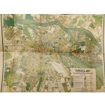 Plán a sprievodca mestom Vroclav Mapa a sprievodca dolnosliezskymi kúpeľmi 1948
