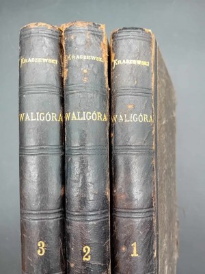 J.I. Kraszewski Waligóra Svazek I-III Rok 1880 1. vydání