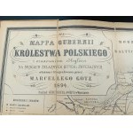 Mappa Polského království v uspořádání Marceliho Gotze 1894