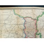 Mappa Królestwa Polskiego ułożona przez Marcellego Gotz 1894