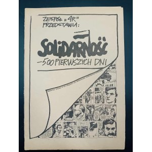 Solidarität 500 erste Tage Comicstrip
