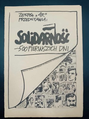 Solidarity 500 first days Comic book