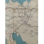 Carte schématique du réseau ferroviaire en Europe 1952 / Carte schématique du réseau PKP