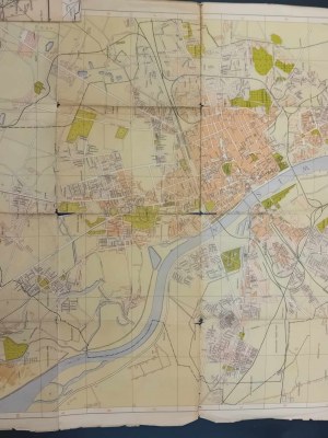 Detailed plan of M.St. Warsaw with the latest street names Varsaviana