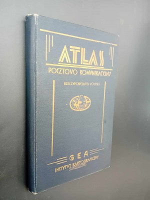 Poštovní a komunikační atlas Polské republiky Rok 1929