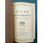 Postal and Communication Atlas of the Republic of Poland Year 1929
