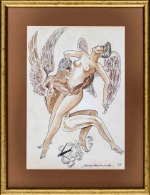 Maja Berezowska, untitled (angels), 1954
