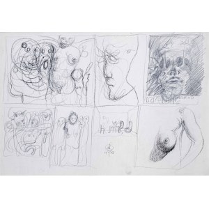 Franciszek Starowieyski, sketches, 1980
