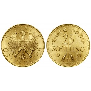 Austria, 25 shillings, 1931, Vienna
