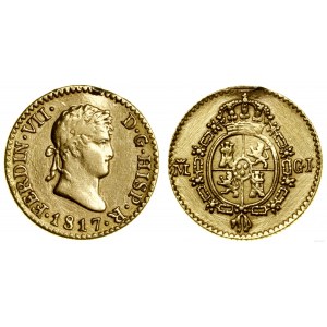 Hiszpania, 1/2 escudo, 1817, Madryt