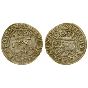 Poland, sheląg, 1586, Olkusz
