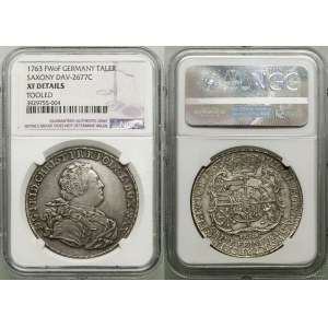 Polonia, tallero, 1763 FWôF, Dresda