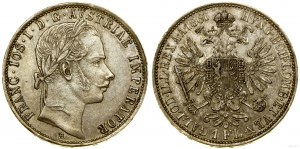 Austria, 1 florin, 1861, Vienna