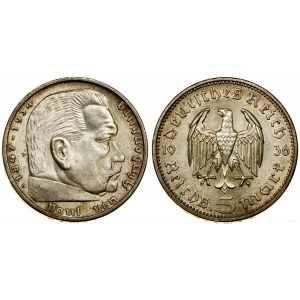 Niemcy, 5 marek, 1936 A, Berlin