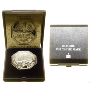 Germany, medal minted on the occasion of the 40th anniversary of the German mark (1948-1988), 1988
