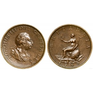 Wielka Brytania, 1/2 pensa, 1799, Londyn