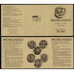 Szwecja, Michał Anioł - medal trzyczęściowy, 1977, Norrtälje