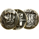 Szwecja, Michał Anioł - medal trzyczęściowy, 1977, Norrtälje