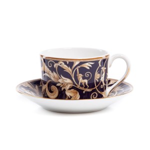 Cup with saucer, Cornutopia, Wegwood