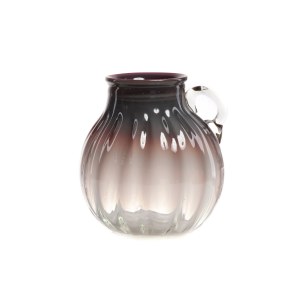 Vase with ear, Tarnowiec Glassworks.