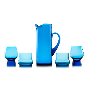 Pitcher and 2 pairs of glasses