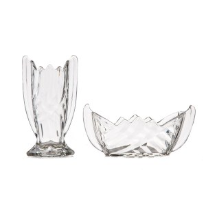 Vase and chardonnay pattern No. 430, Hortensia Economic Glassworks Hortensia.