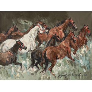 Krzysztof Jarocki, Chevaux au galop