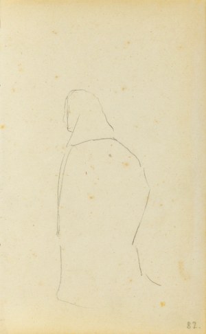 Jacek MALCZEWSKI (1854-1929), Outline of a figure taken from behind