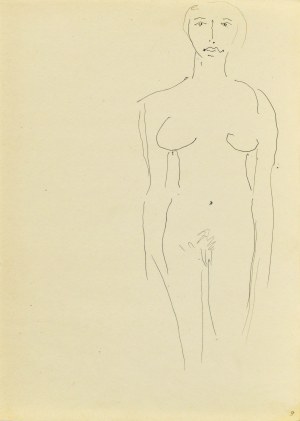 Jerzy PANEK (1918-2001), Akt kobiecy stojący, 1969