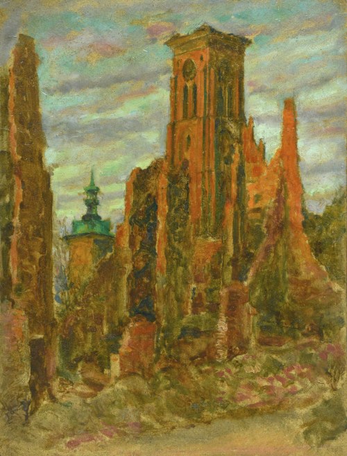 Józef PIENIĄŻEK (1888-1953), Bazylika Mariacka w Gdańsku