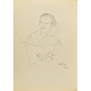 Kasper POCHWALSKI (1899-1971), A man drawing, 1953