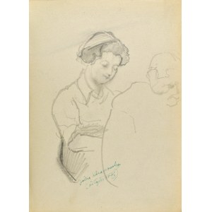 Kasper POCHWALSKI (1899-1971), Portret kobiety, 1953