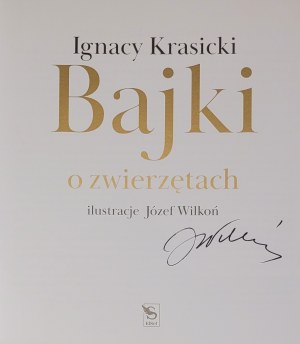 Jozef Wilkoń, Animal Tales, author's signature