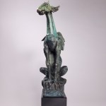 Robert Dyrcz, Mascaron (Bronze, height 40 cm)