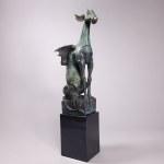 Robert Dyrcz, Mascaron (Bronze, height 40 cm)