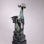 Robert Dyrcz, Mascaron (Bronze, height 40 cm)