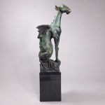 Robert Dyrcz, Mascaron (Bronze, Höhe 40 cm)