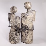 Charles Dusza, Busts - Forever Together (height 64 cm)