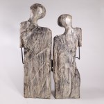 Charles Dusza, Busts - Forever Together (height 64 cm)