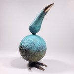 I.K., Kreisförmiger Tukan (Bronze, Höhe 33 cm)