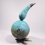 I.K., Kruhový tukan (bronz, výška 33 cm)