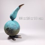I.K., Kruhový tukan (bronz, výška 33 cm)